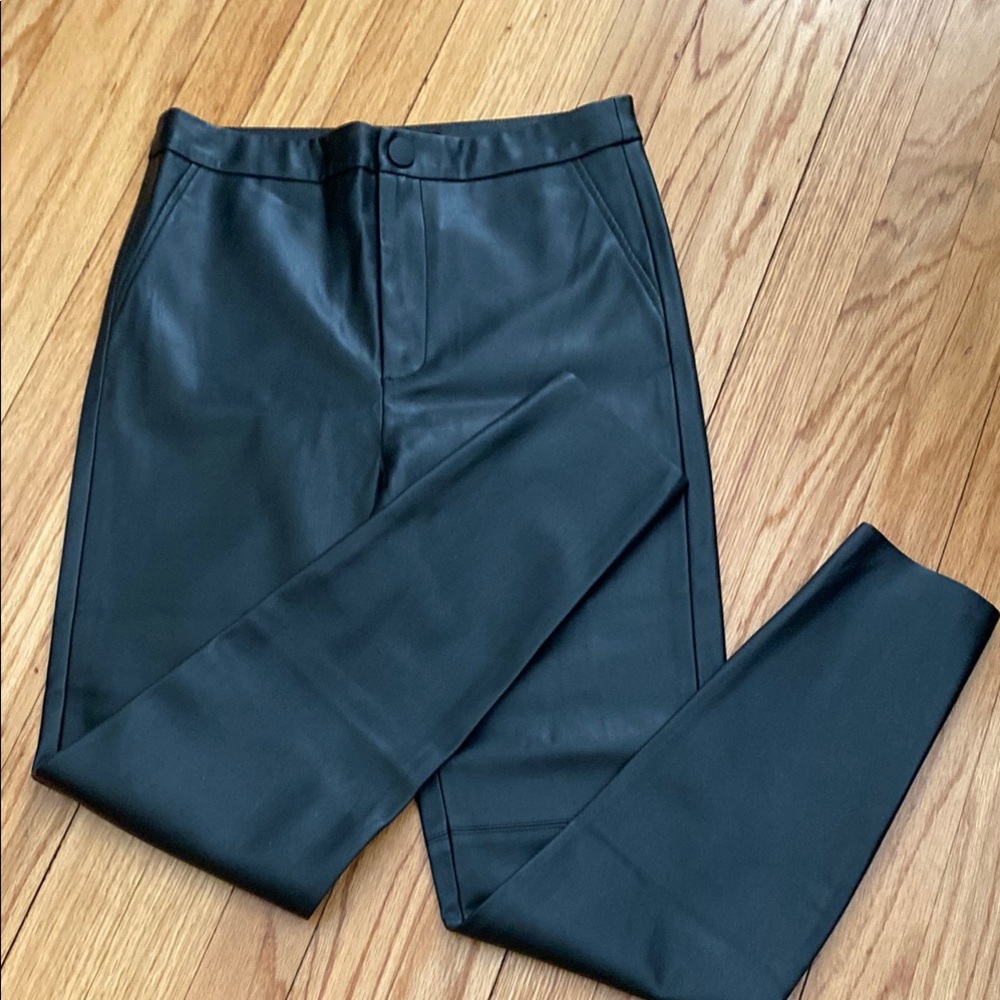 Zara faux leather skinny pants